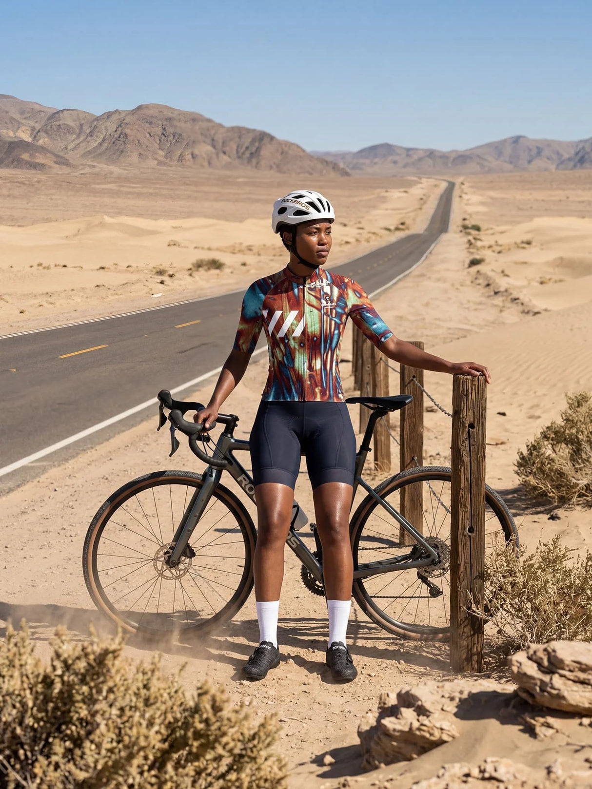 Damen-Radtrikot Ink Burst