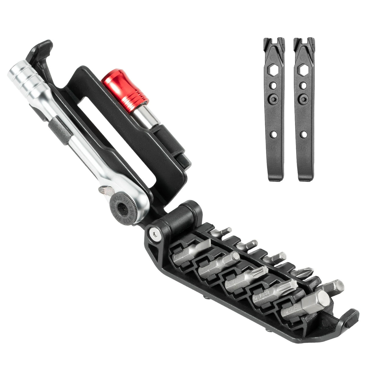 10‑in‑1 Fahrrad‑Multitool – Mit Ratsche und Reifenhebern