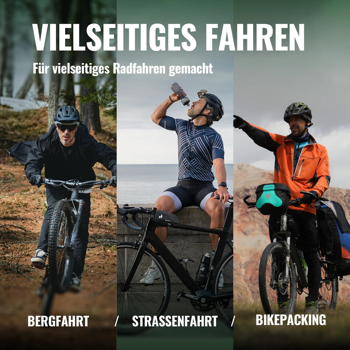 AS-151 RideMate Oberrohrtasche – 100% Wasserdicht, 1L Volumen