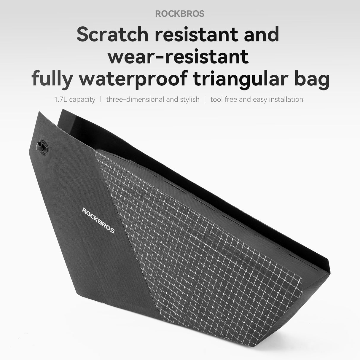 Wasserdichte Rahmentasche 1,7L – Leichte Fahrradtasche
