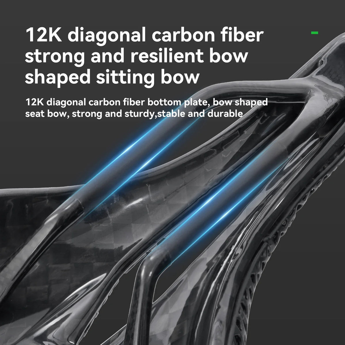 Fahrradsattel mit 3D-gedruckter Polsterung und Carbonbasis