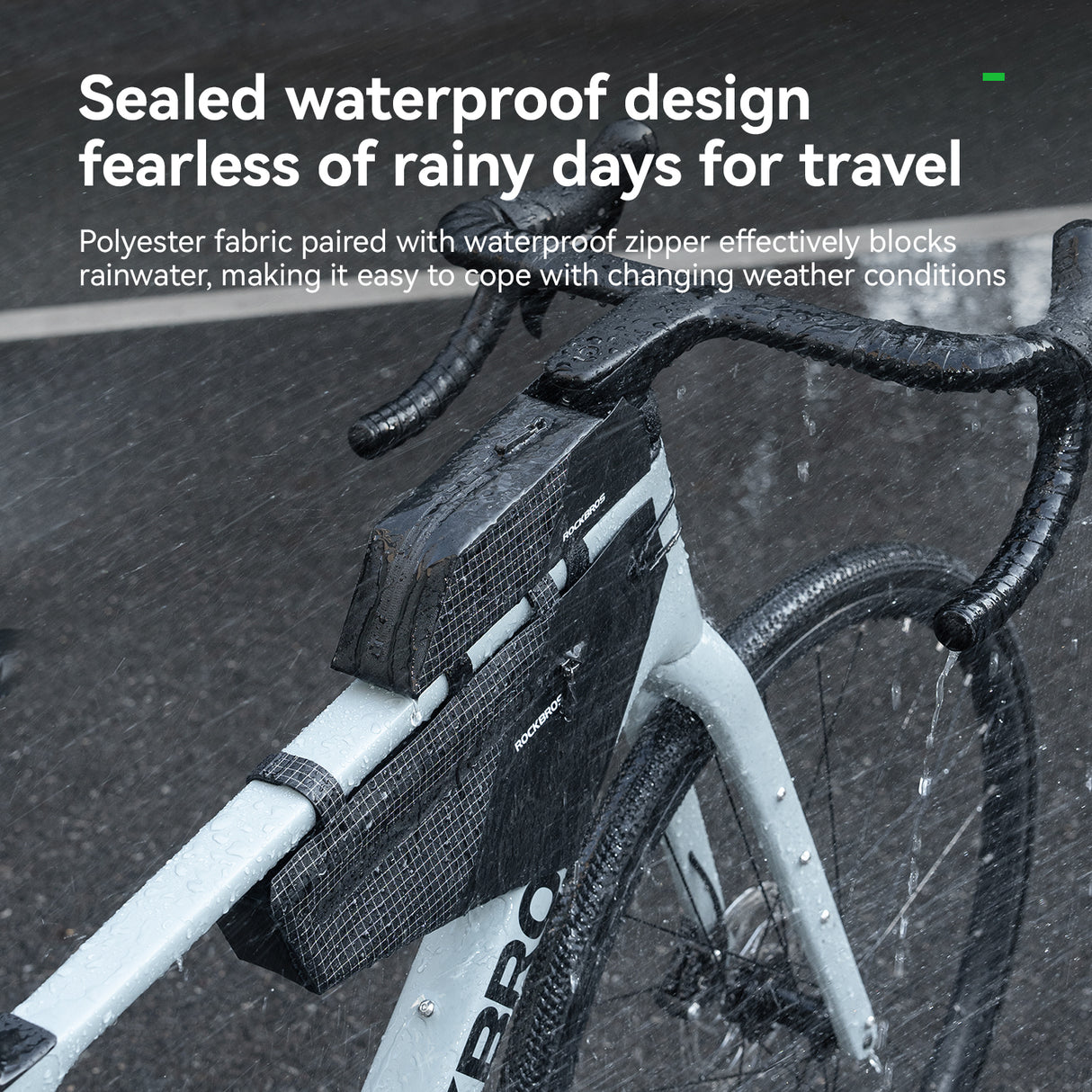 Wasserdichte Fahrradtasche (0,6L / 1,7L) – Leichte Oberrohrtasche & Rahmentasche für Fahrrad