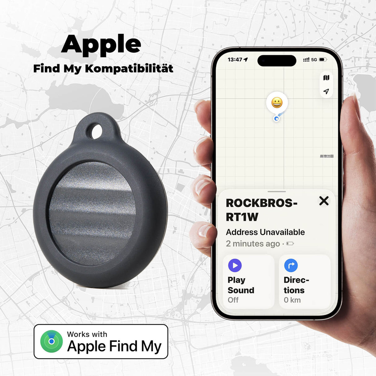 Anti Verlust Tracker Apple – 365 Tage Batterielaufzeit