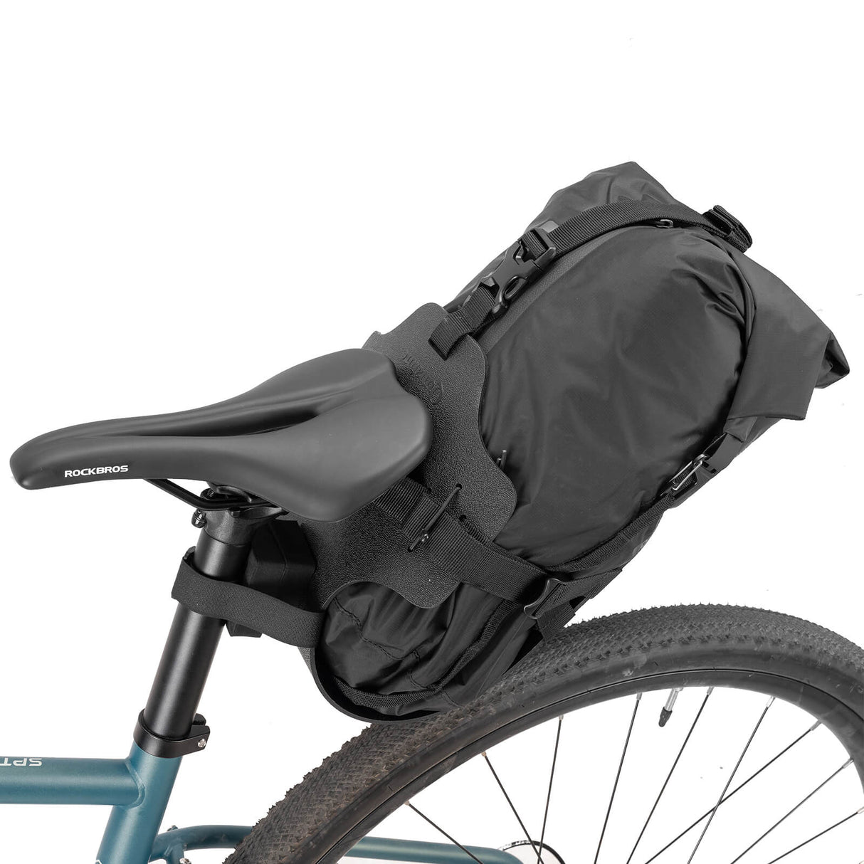 Bikepacking Heck-Gepäckträger + Wasserdichte Kompressionstasche Set-A - ROCKBROS-EU