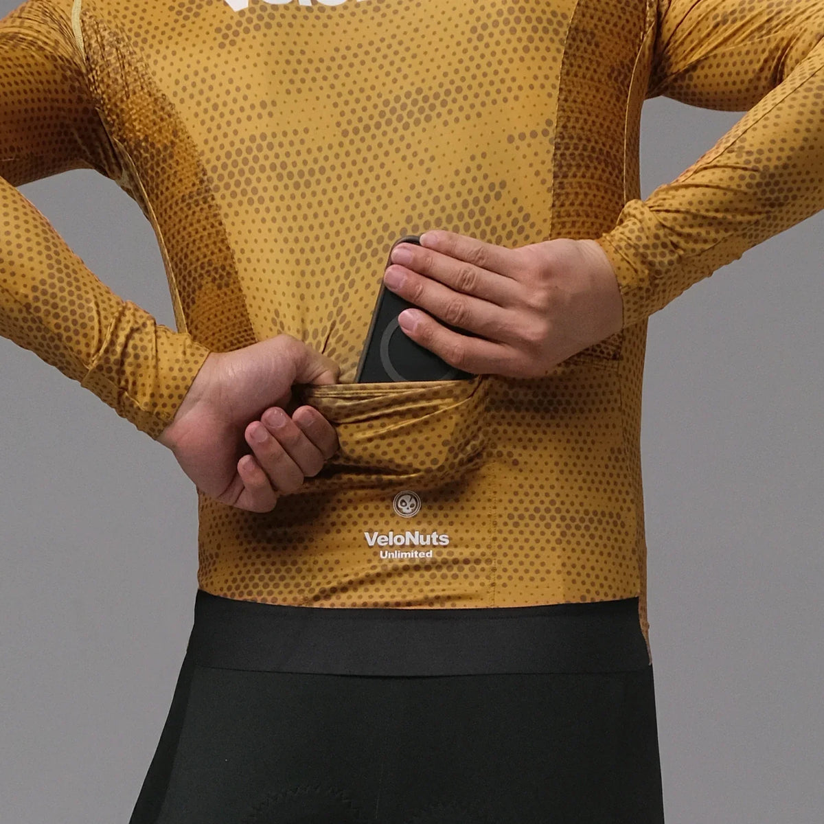 Velonuts Radtrikot Langarm - Iguana