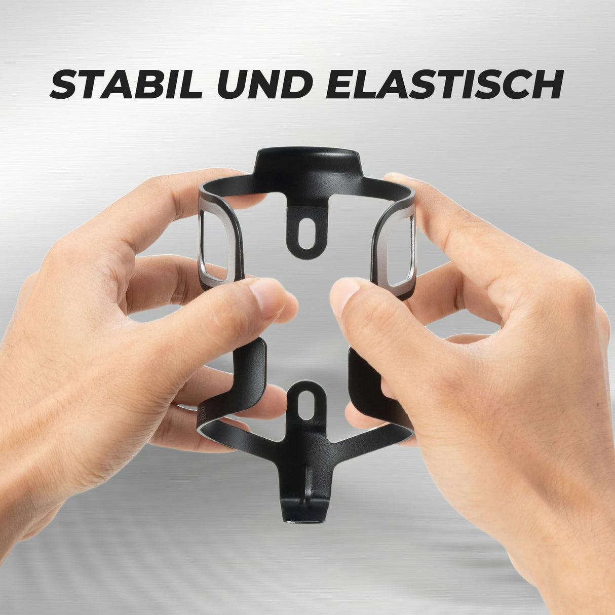 Fahrrad‑Flaschenhalter Aluminium – 27 g, für Trinkflaschen bis 75 mm