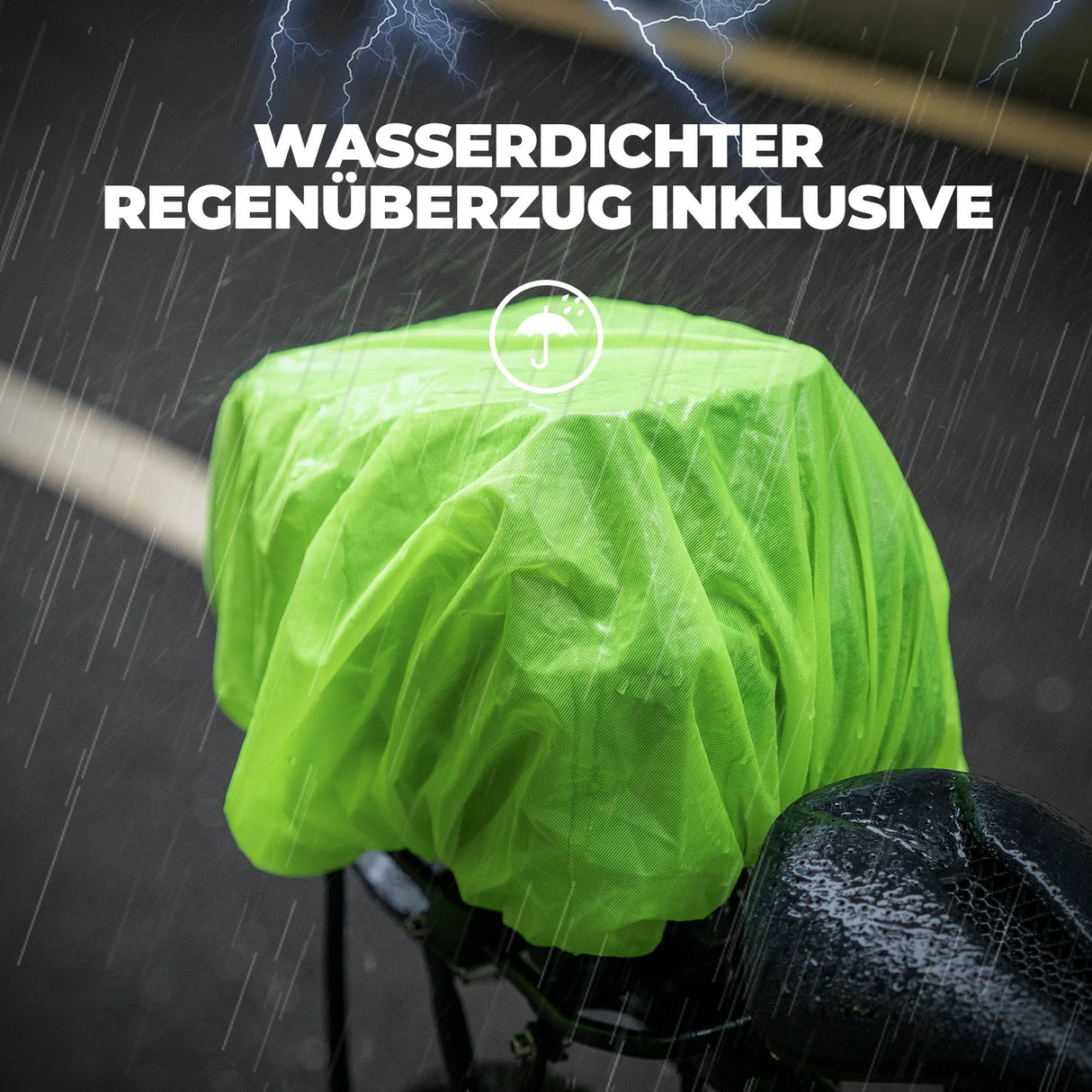 Fahrrad‑Gepäckträgertasche 7,5 L – Mit doppelt gesichertem Zahlenschloss
