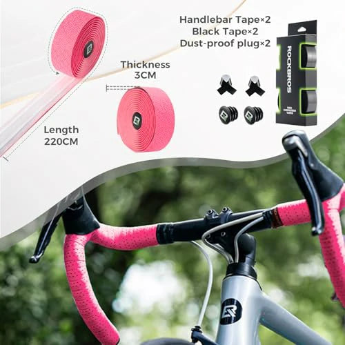 Fahrrad‑Lenkerband Schwarz – EVA‑Griffband 2er‑Set, 2,5 mm × 220 cm