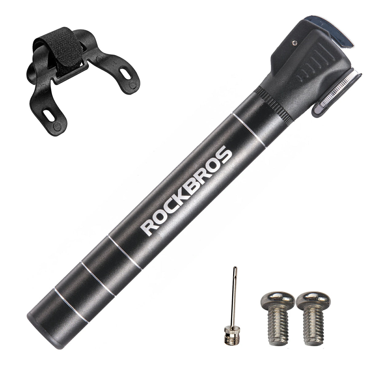 Fahrrad‑Minipumpe – Alu‑Rahmenpumpe 100 PSI mit Ventilen