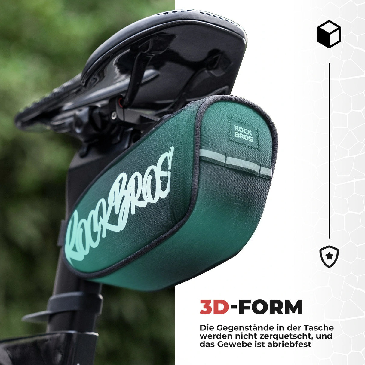 Fahrrad‑Satteltasche – Tragbare Satteltasche 0,8 L