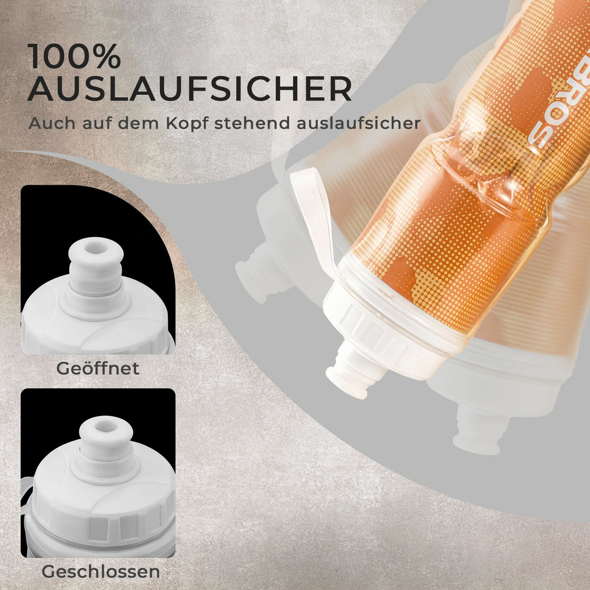 Fahrrad‑Trinkflasche 670 ml – Auslaufsicher, BPA‑frei & robust