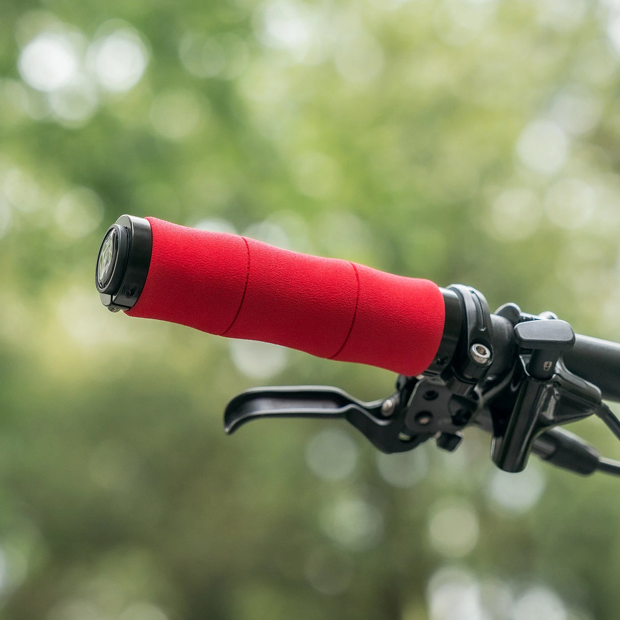 Fahrradgriffe – Rutschfeste EVA‑Schwammgriffe mit Aluminium, 22 mm