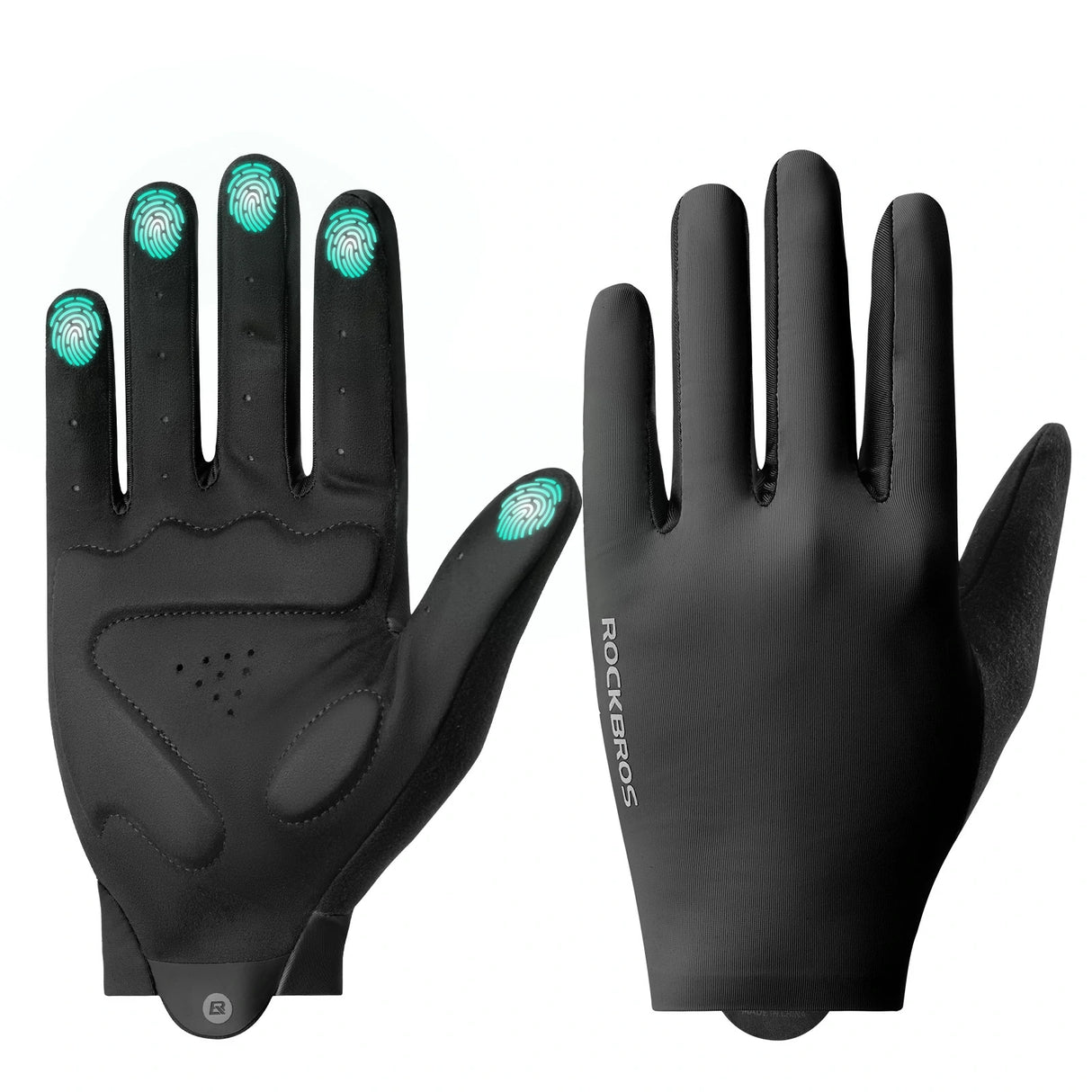 ROCKBROS Fahrradhandschuhe – Rutschfest & stoßabsorbierend, mit SBR‑Polster