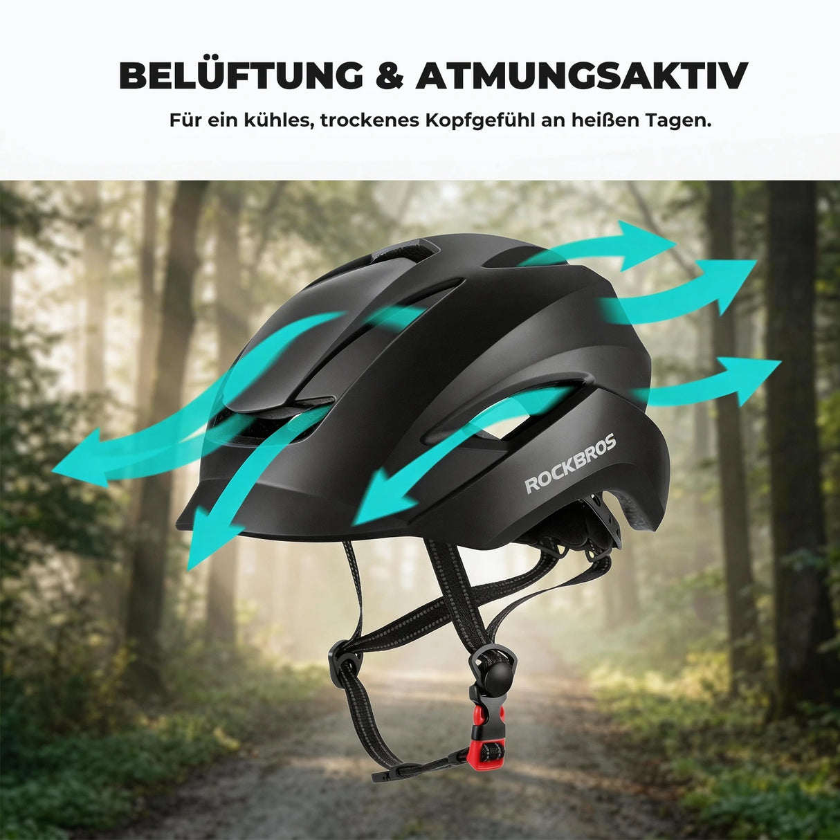 Entdecke den ROCKBROS Fahrradhelm: Dein vielseitiger Begleiter für Sicherheit, Komfort und durchdachtes Design