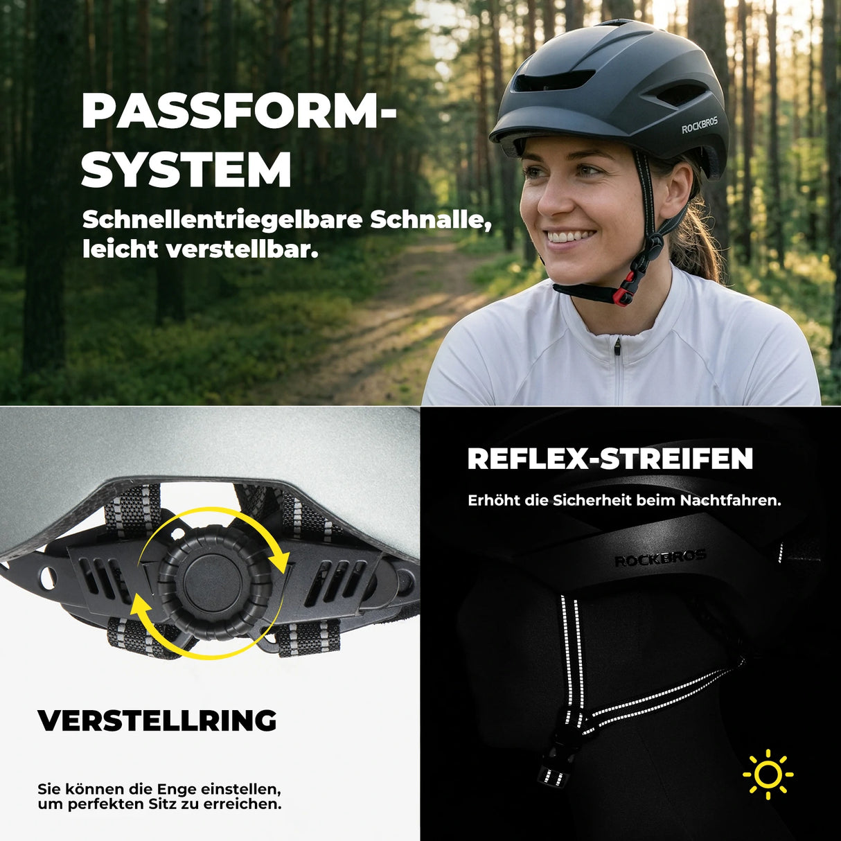 Entdecke den ROCKBROS Fahrradhelm: Dein vielseitiger Begleiter für Sicherheit, Komfort und durchdachtes Design