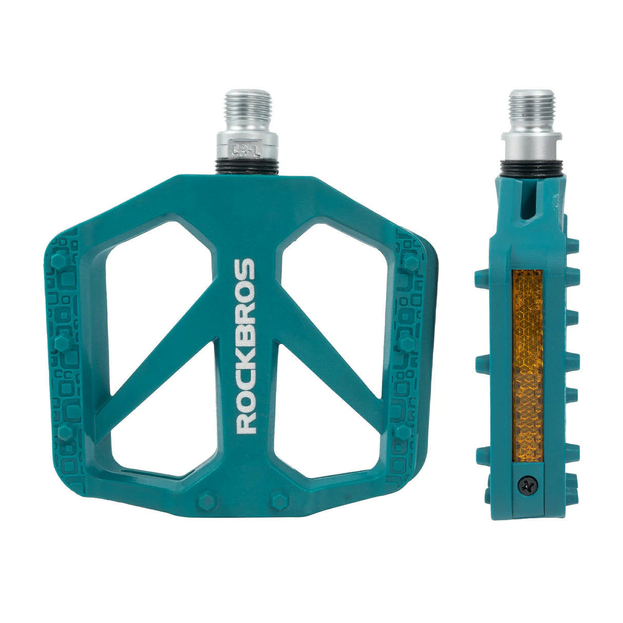 Fahrradpedale – Nylon‑Plattformpedale mit Reflektoren