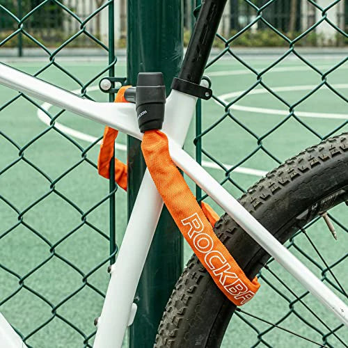 Fahrradschloss – 95 cm aus legiertem Stahl mit 2 Schlüsseln