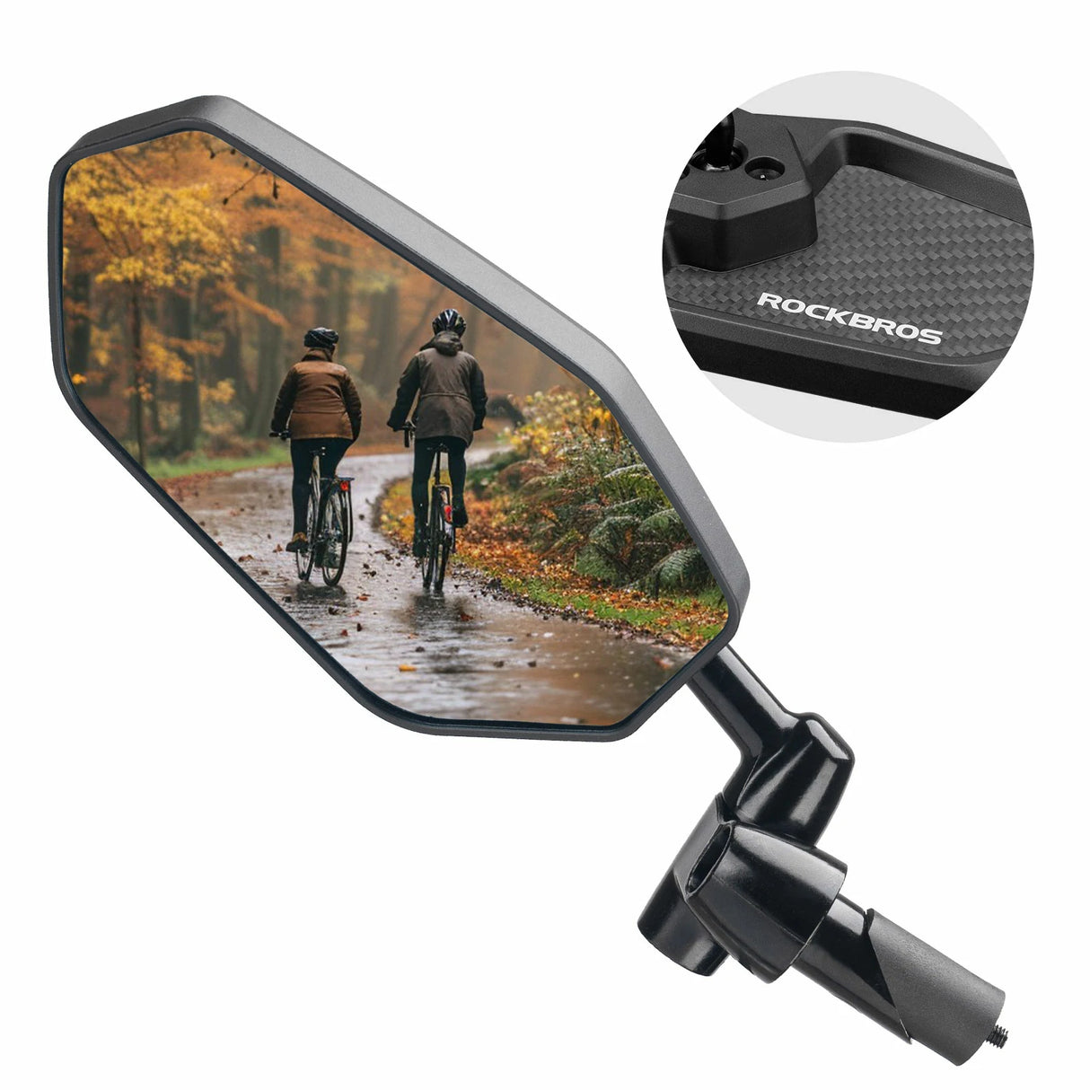Fahrradspiegel – Weitwinkel, blendfrei & rückblicksicher