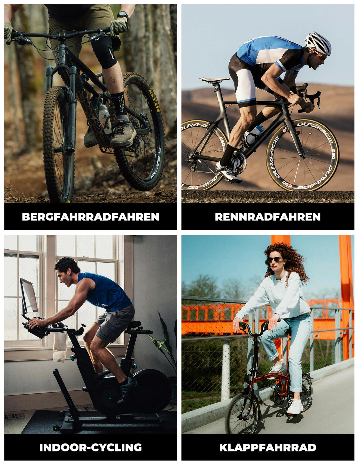 Herren Fahrradhose – 3D‑Ergonomischer Schnitt, 6‑Zonen‑Polsterung