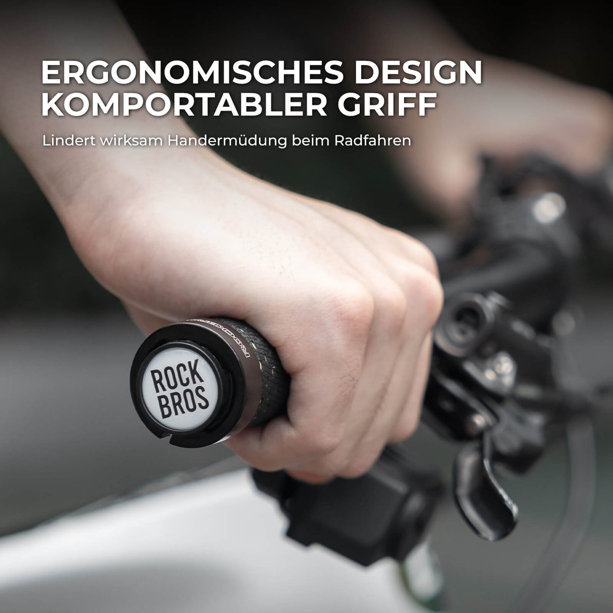 ROCKBROS Lenkergriffe – Doppelverschluss für 22 mm Lenker