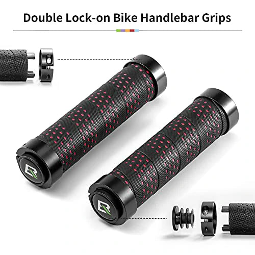Lenkergriffe Anti-Rutsch – Lock‑On Fahrradgriffe mit Sicherungsdesign