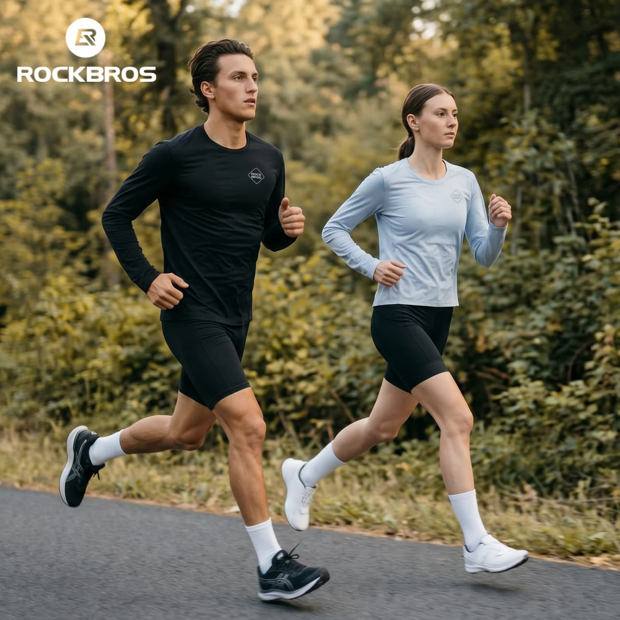 ROCKBROS Herren-Radtrikot aus Merinowolle und Tencel