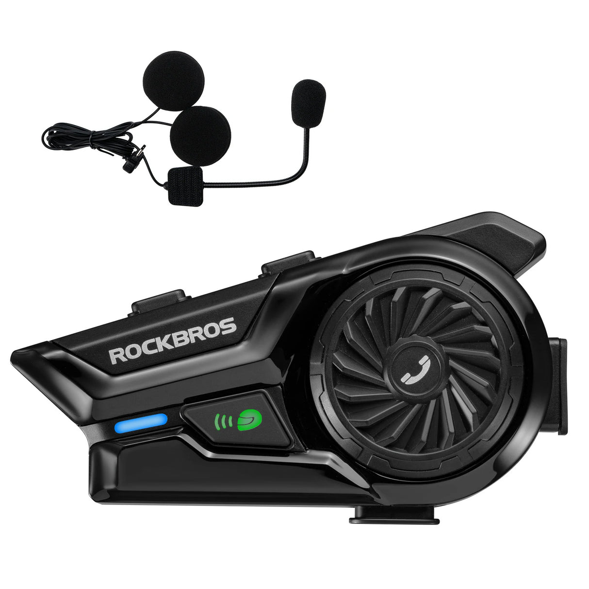 Motorrad‑Intercom Bluetooth Headset – 300 m Reichweite, IP56 wasser‑ & staubdicht