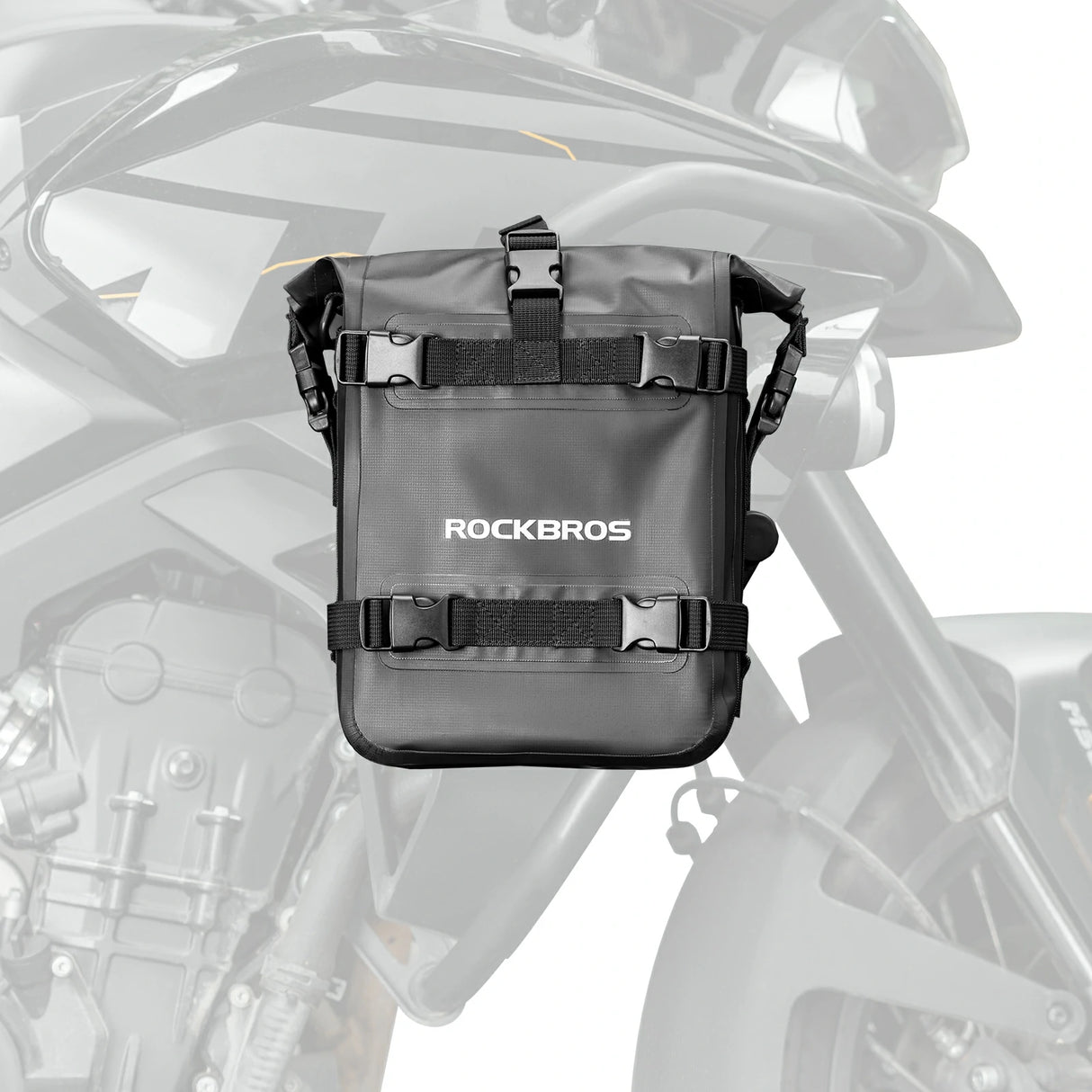Motorradtaschen – 100% wasserdicht 5 L, Seitentasche mit Schultergurt