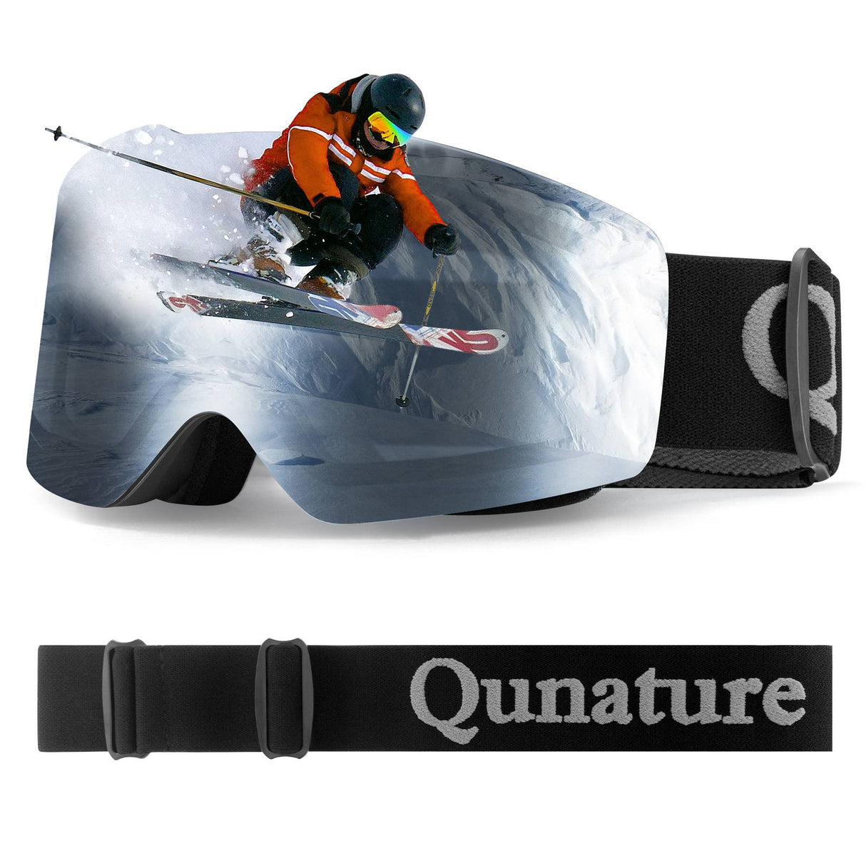 Qunature UV400 Antifog Skibrille - ROCKBROS-EU
