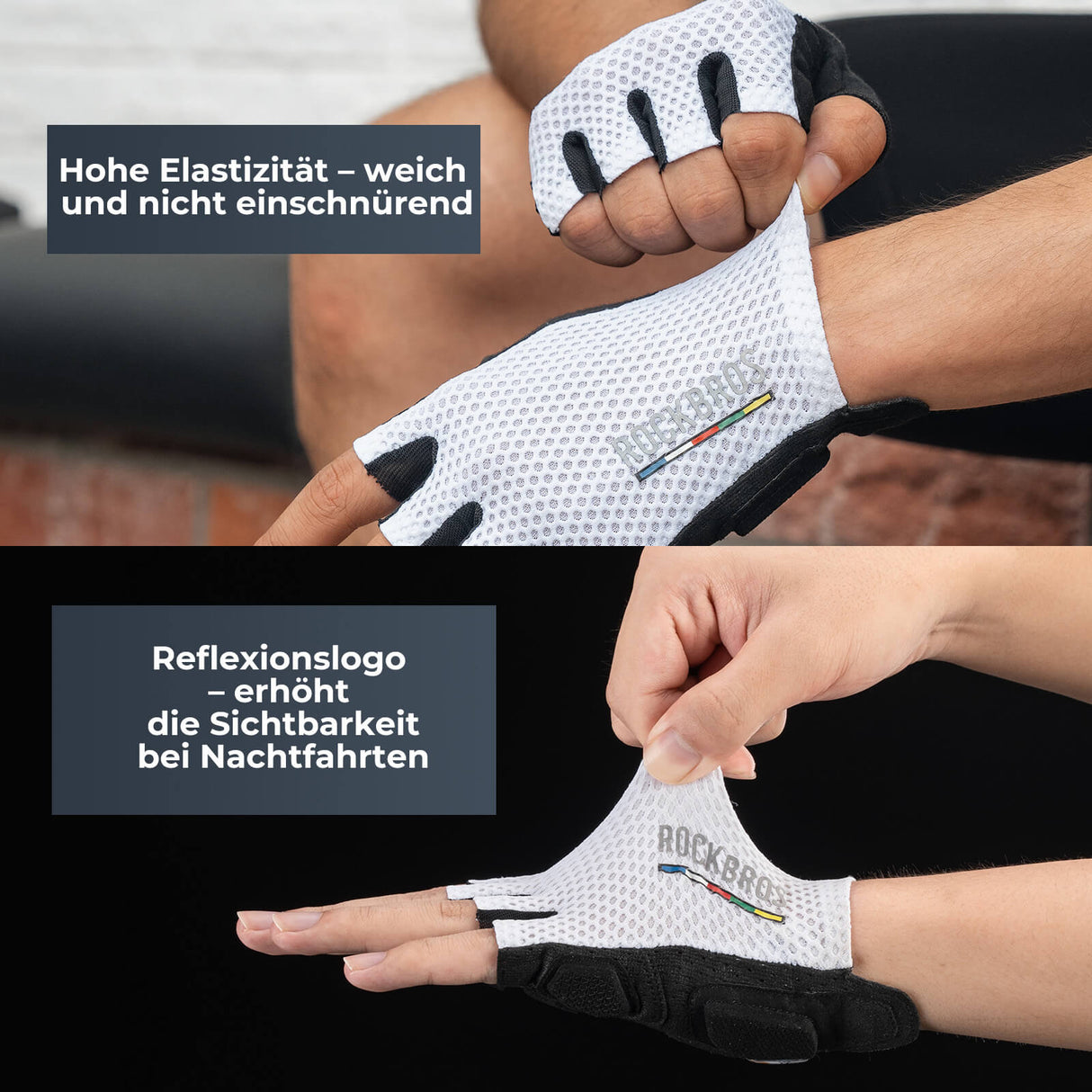 ROAD TO SKY Fahrradhandschuhe – Halbfinger mit Premium-Komfort!