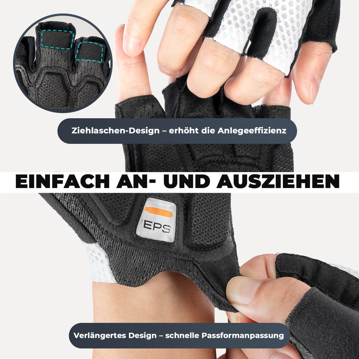 ROAD TO SKY Fahrradhandschuhe – Halbfinger mit Premium-Komfort!