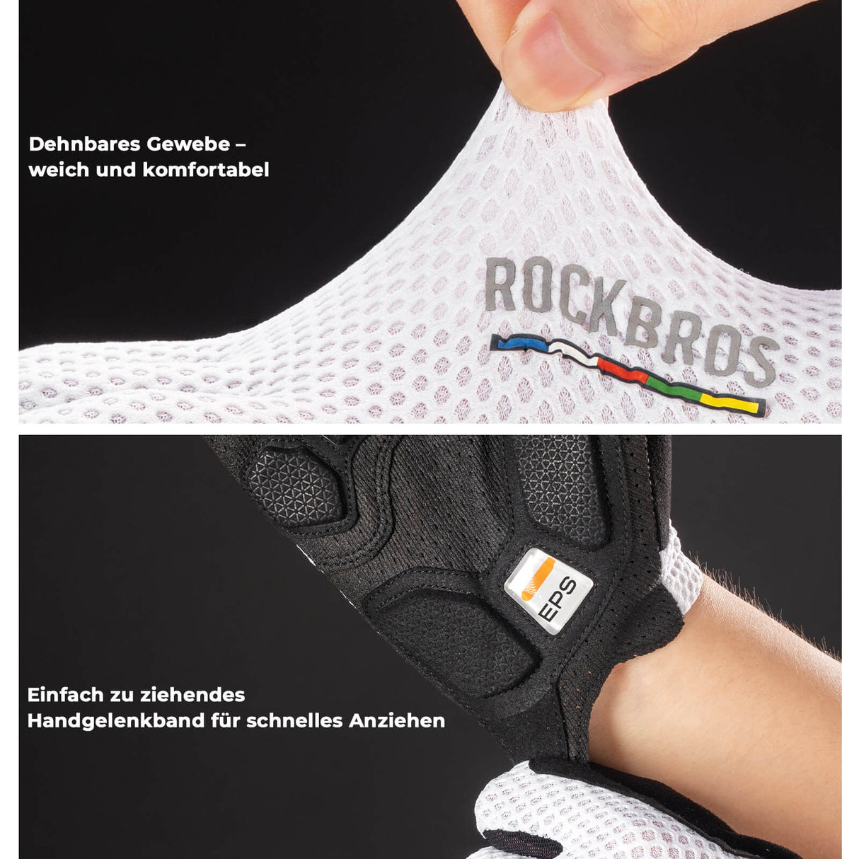 ROAD TO SKY Touchscreen Fahrradhandschuhe – Smart & sicher!