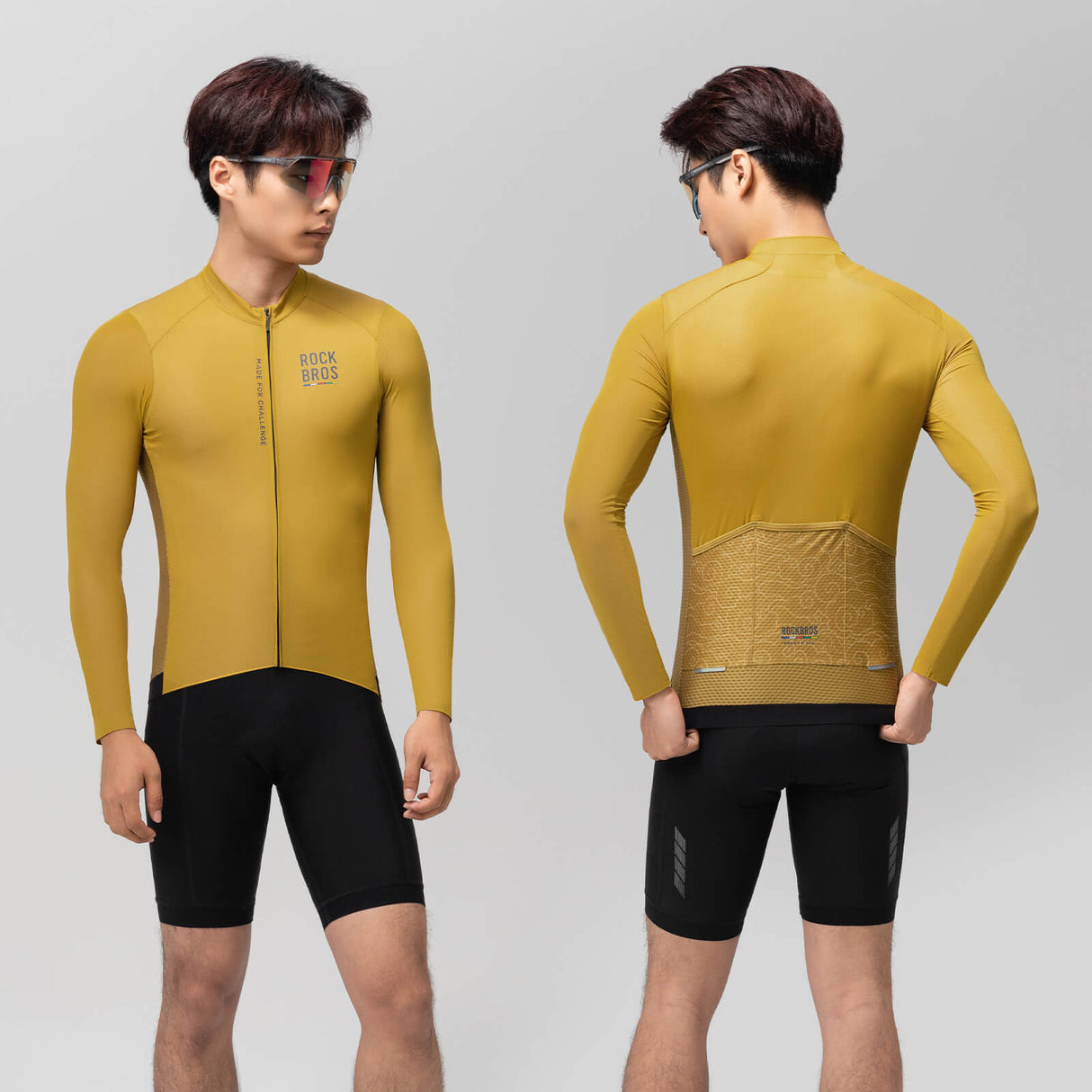 ROAD TO SKY Langarm-Radtrikot Herren Jersey