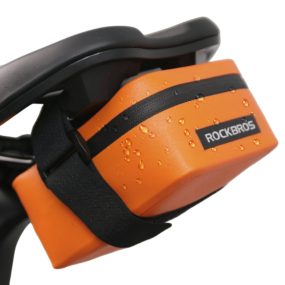 ROCKBROS Fahrrad Satteltasche Leicht Kompakt Wasserdicht Rennrad MTB-Weiß