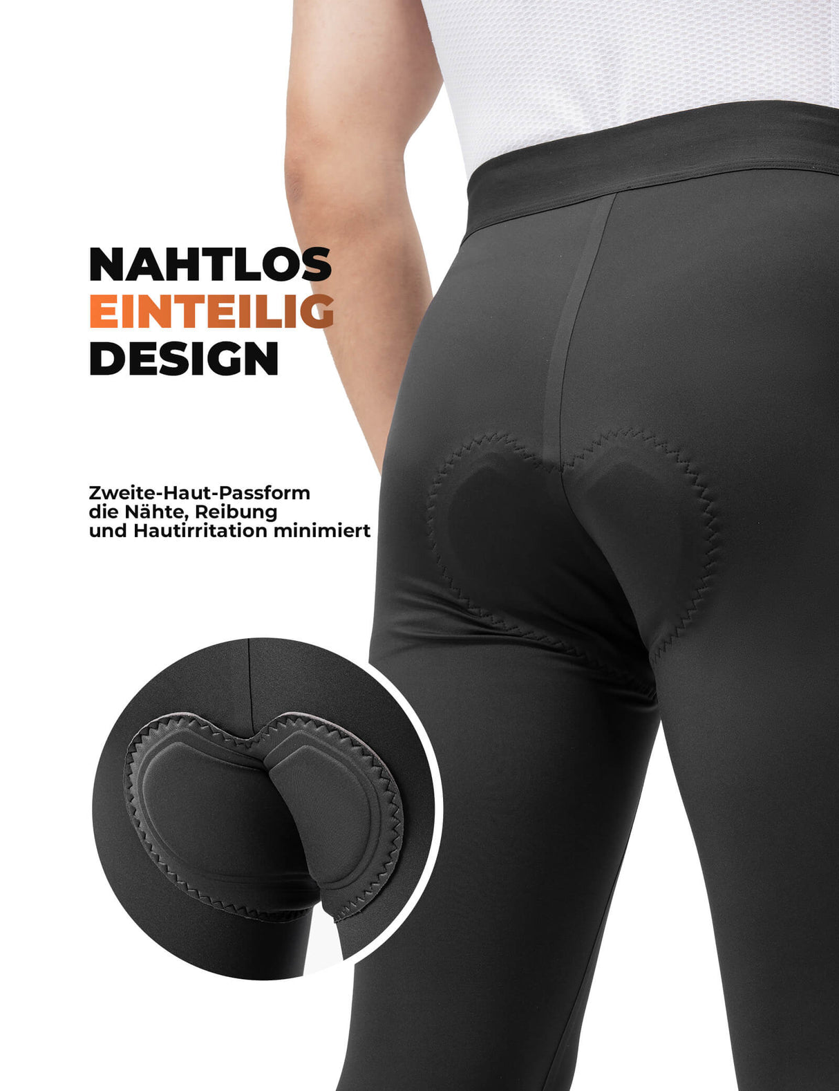 ROCKBROS Herren Fahrradhose – Lang & Gepolstert für Höchstkomfort!