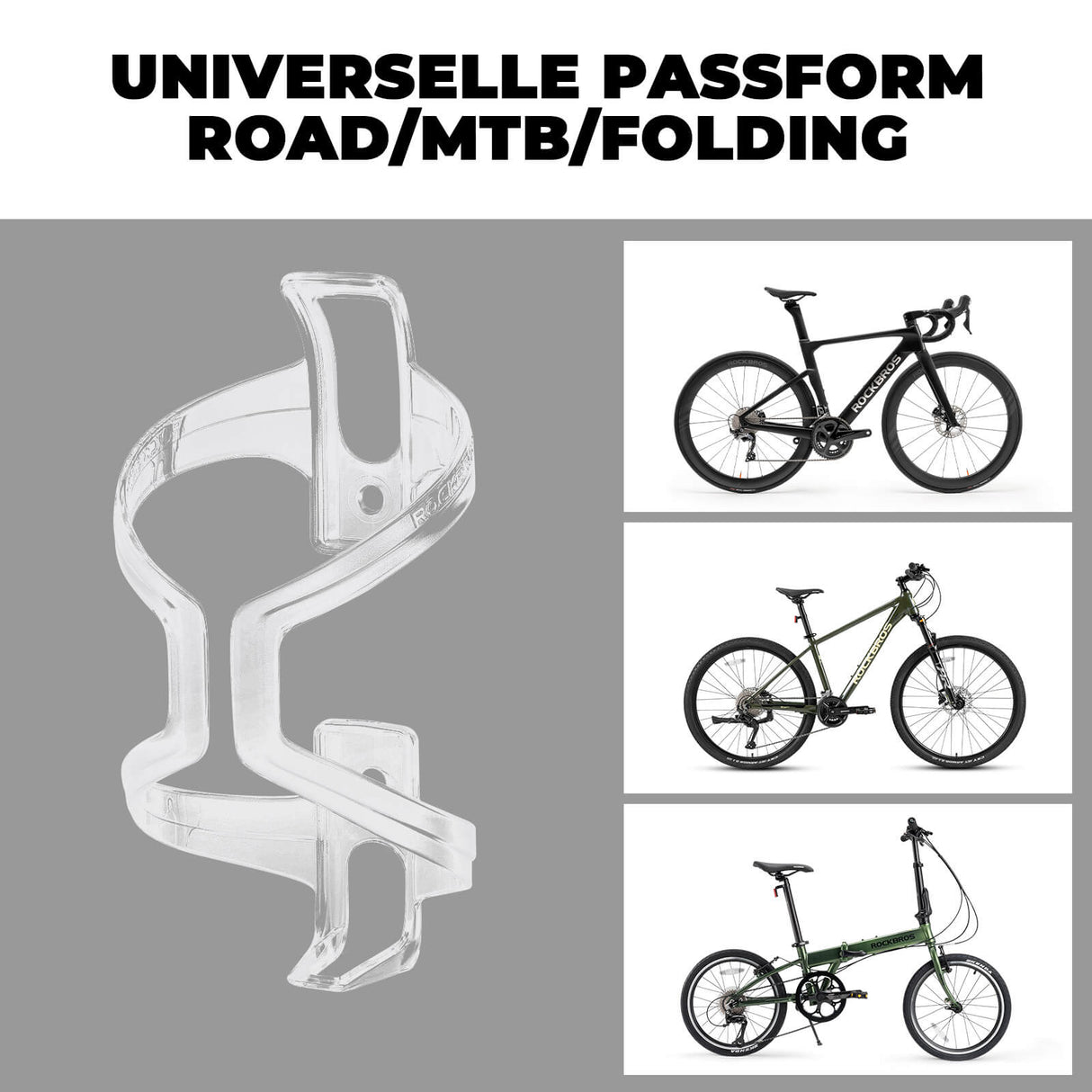 ROCKBROS Fahrrad-Flaschenhalter – 2er Pack im praktischen Set!