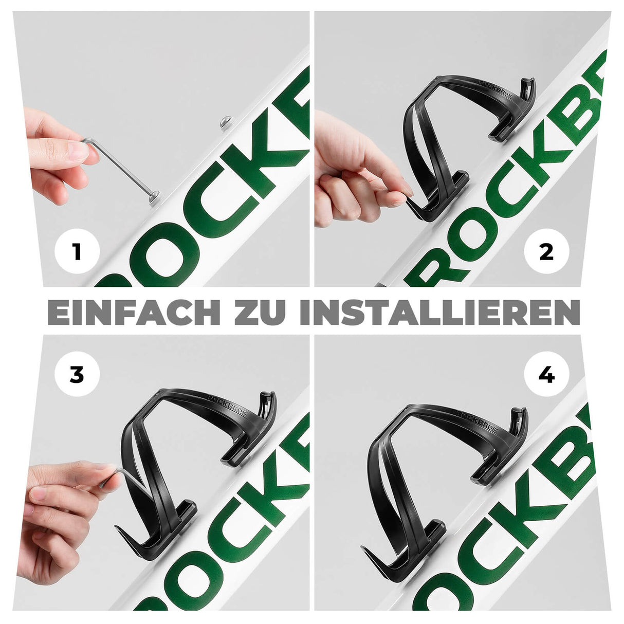 ROCKBROS Fahrrad-Flaschenhalter – 2er Pack im praktischen Set!