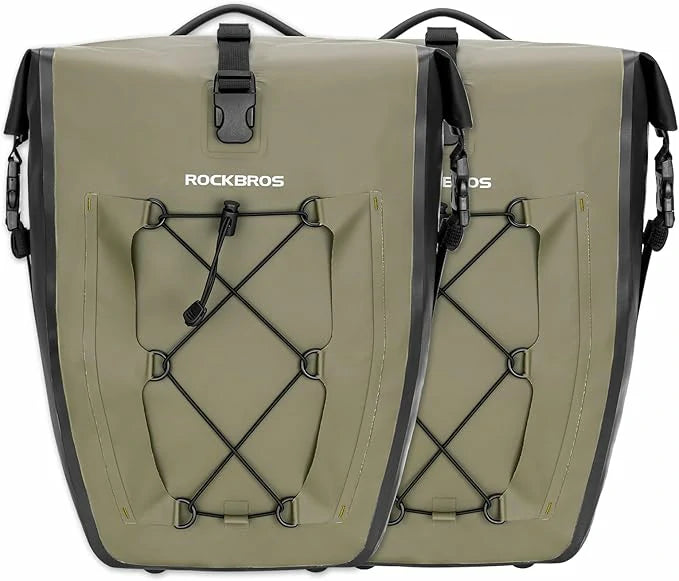 ROCKBROS Gepäckträgertasche 25L-32L 100 % wasserdicht mit Tragegriff - ROCKBROS-EU