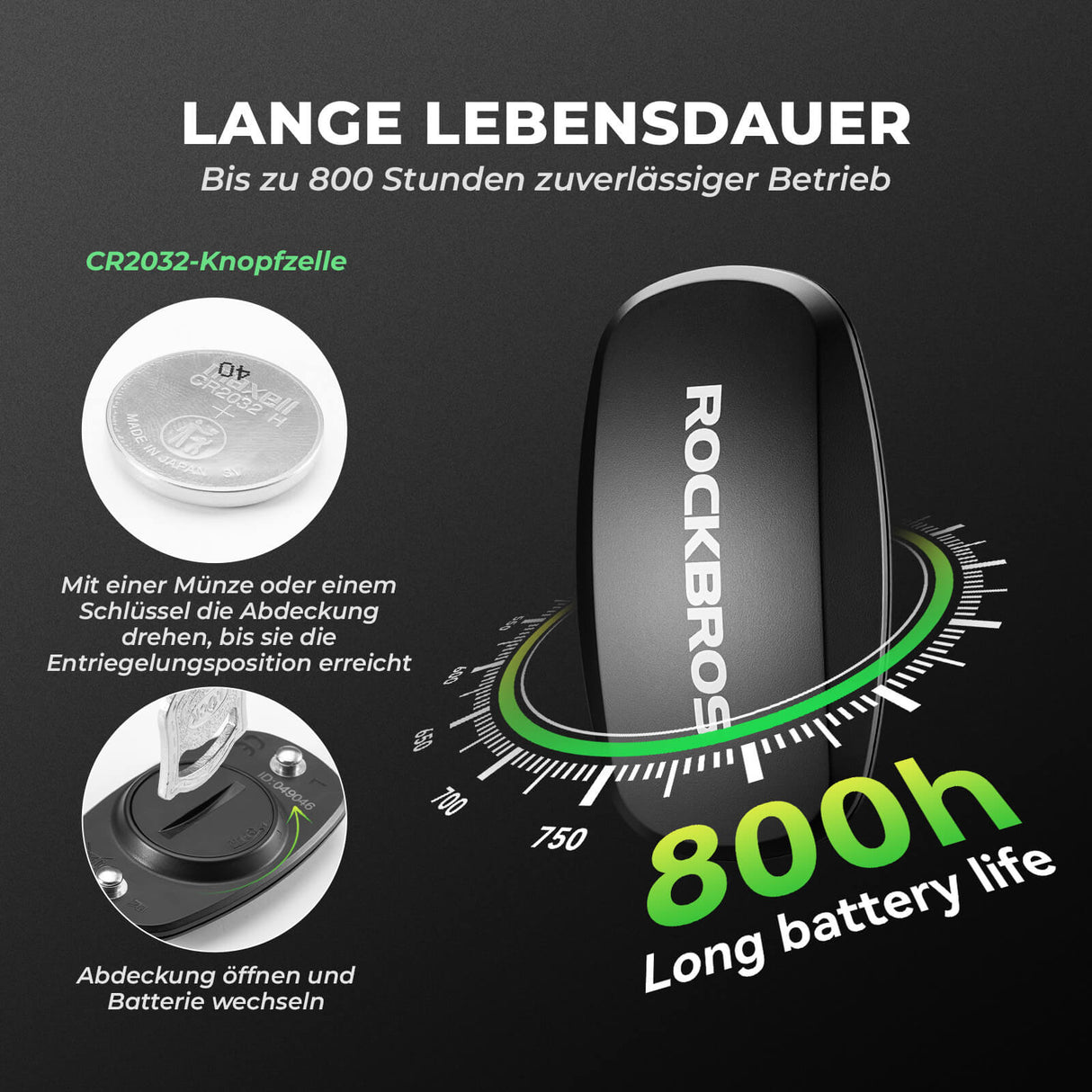 ROCKBROS IP67 Wasserdichter Brustgurt – Bluetooth/Ant+