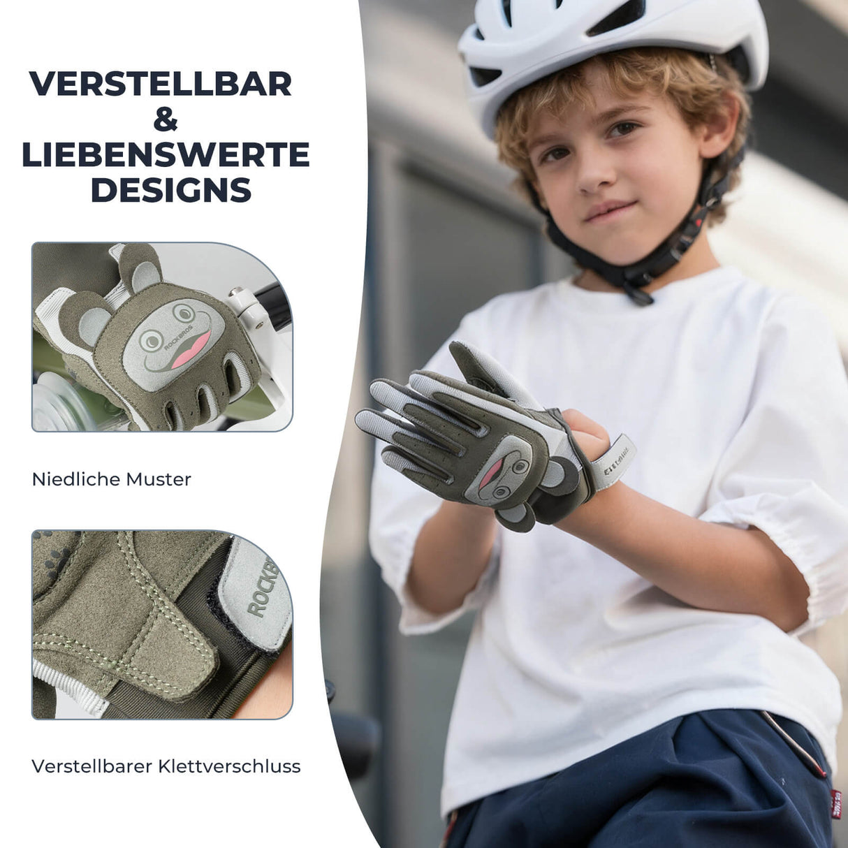 ROCKBROS Kinder Fahrradhandschuhe – Sicher & stylisch für kleine Abenteurer!