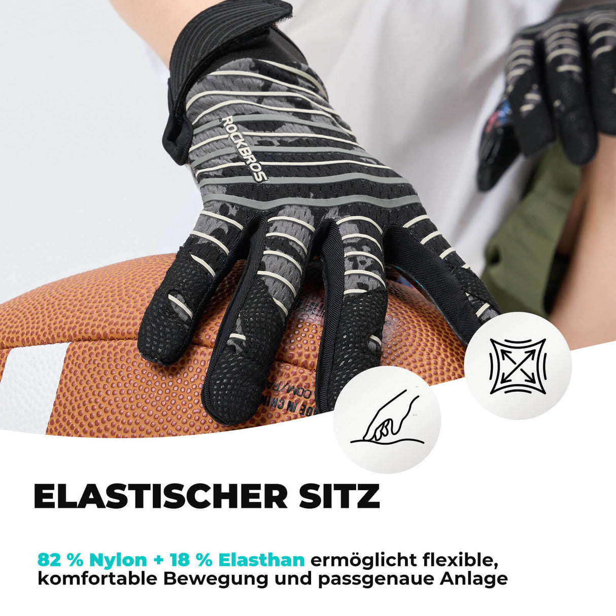 ROCKBROS Kinder-Profisport-Handschuhe – Atmungsaktiv & Superelastisch!