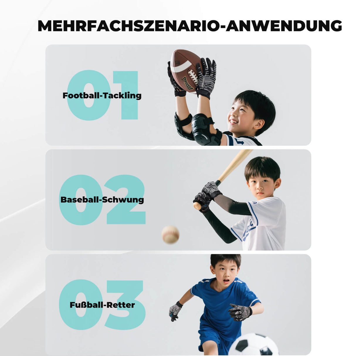 ROCKBROS Kinder-Profisport-Handschuhe – Atmungsaktiv & Superelastisch!
