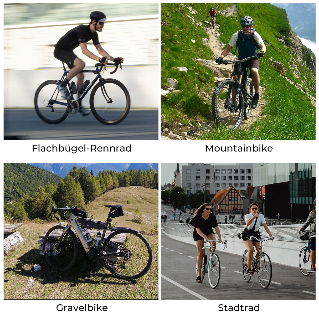 ROCKBROS Leichter Fahrradsattel mit Atmungsaktivität - Für MTB, Rennrad, Gravelbike - ROCKBROS-EU