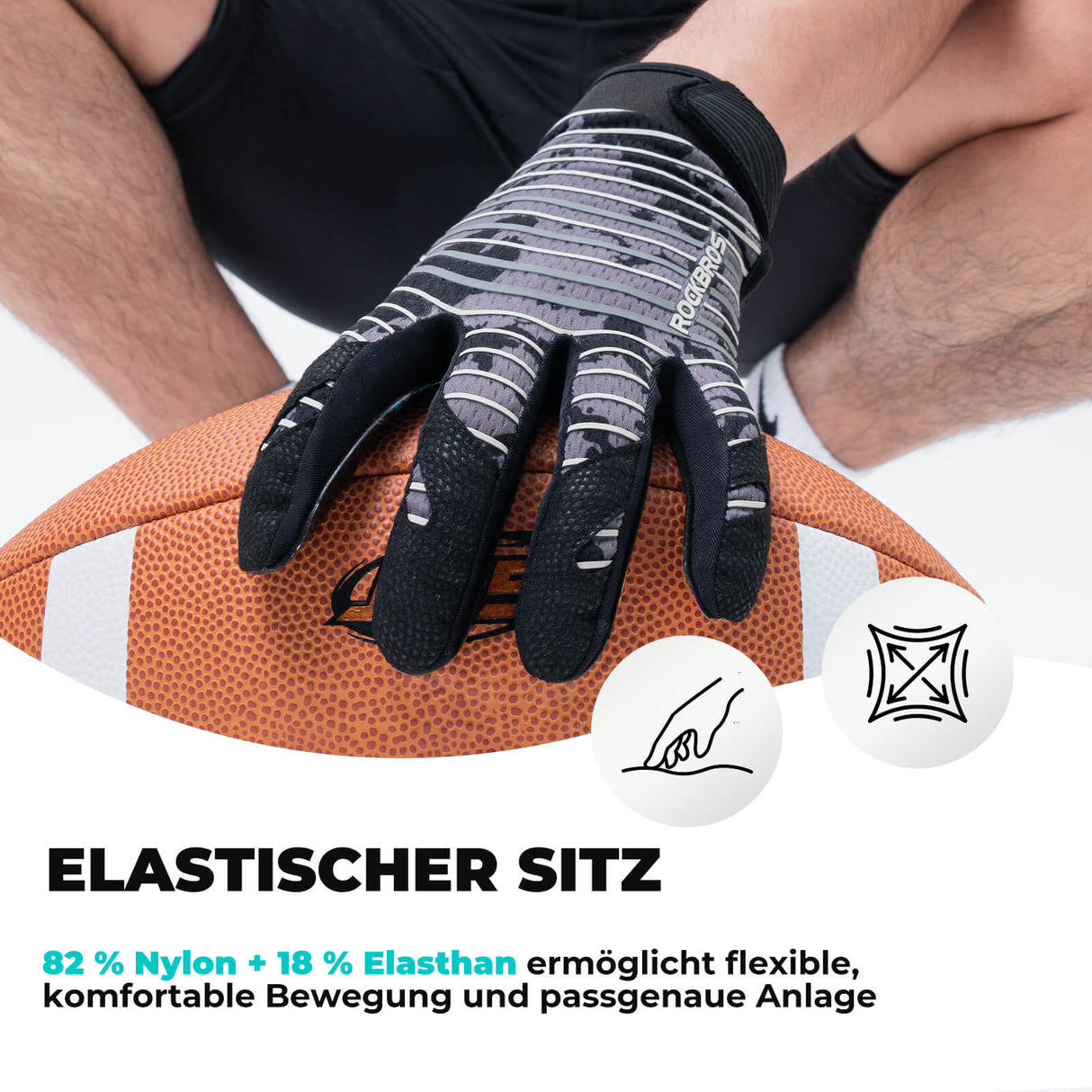 ROCKBROS Profi-Sporthandschuhe S334 – Atmungsaktiv & Hochflexibel!