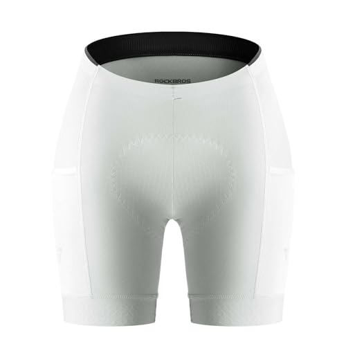 ROCKBROS TVI Radlerhose Damen Gepolstert mit Tasche Atmungsaktive