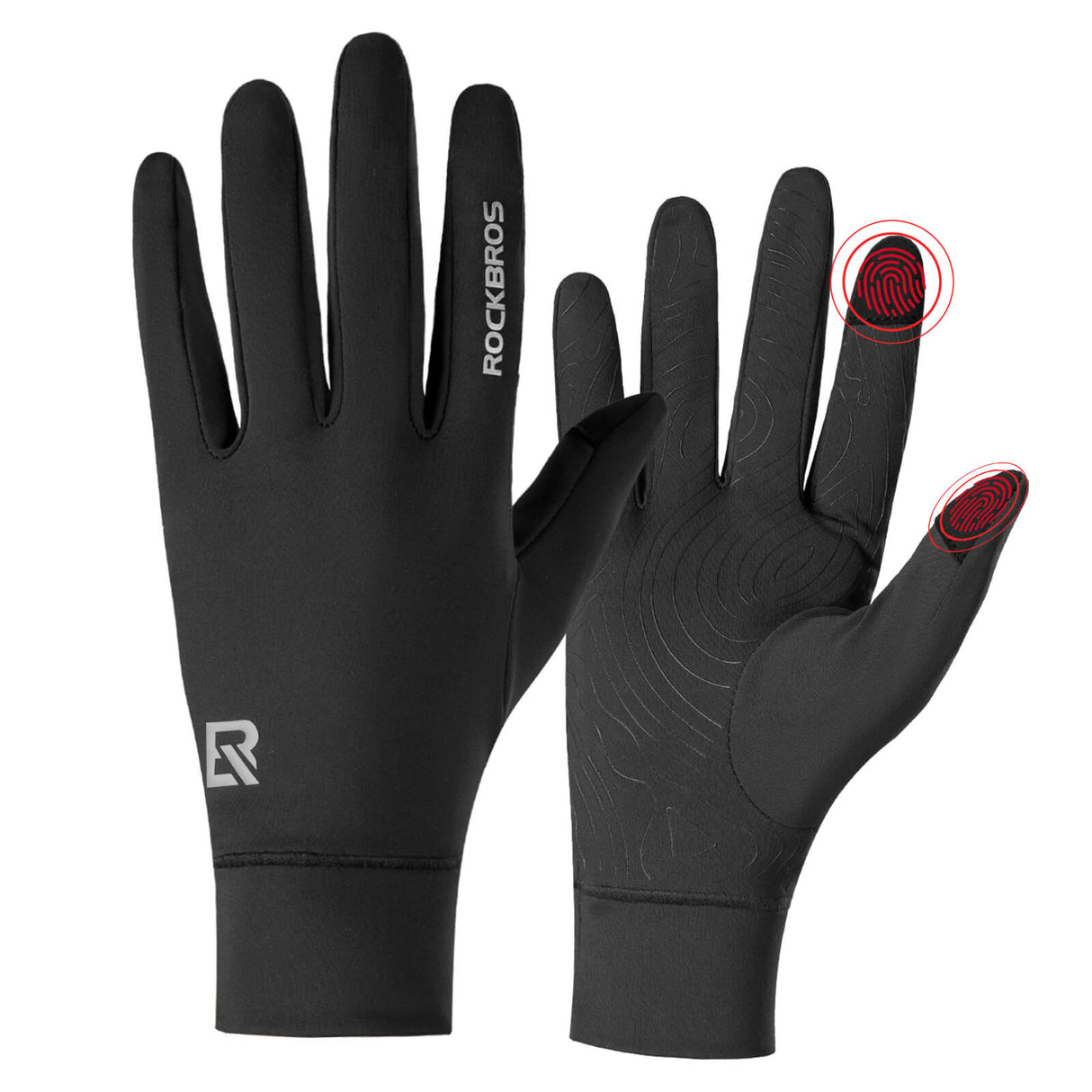 ROCKBROS Winter-Fahrradhandschuhe – Warm, sicher & griffsicher!