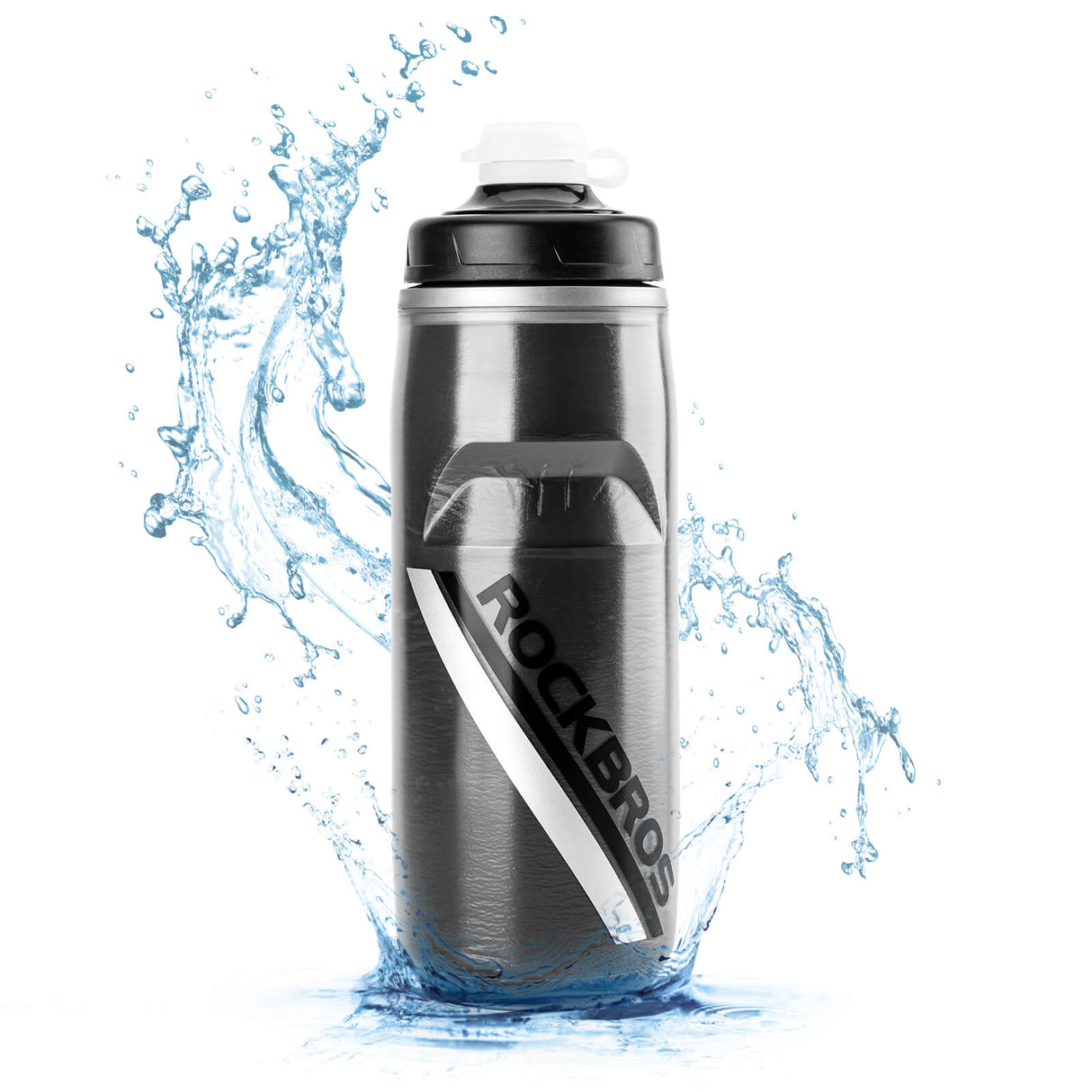 ROCKBROS Fahrradflasche 620 ml Sportflasche mit 5 Stunden Kühlhaltefunktion - ROCKBROS-EU
