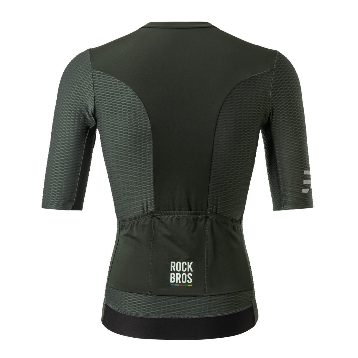 ROCKBROS Herren Kurzarm Radtrikot Jersey für MTB & Rennrad Grün
