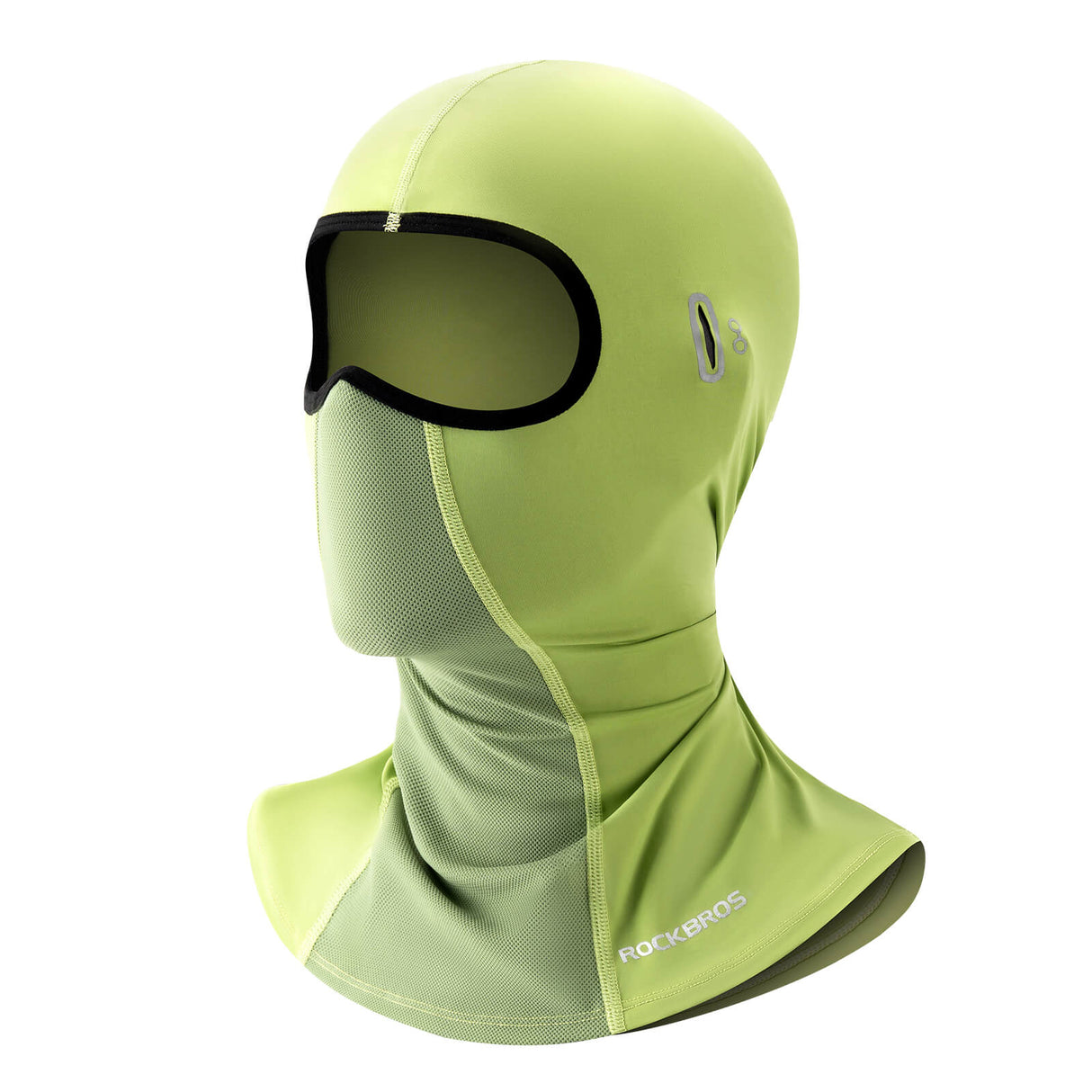 ROCKBROS Sommer Sturmhaube UPF40+ Balaclava Gesichtsmaske Schnelltrocknend-Grün