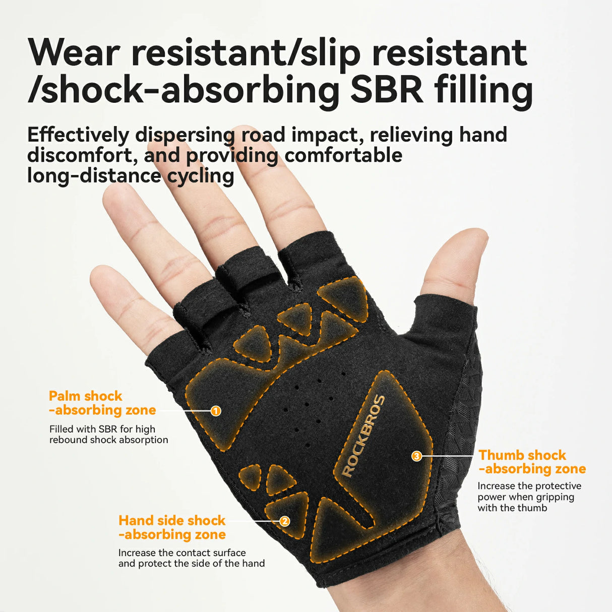 S427 Halbfinger Radhandschuhe